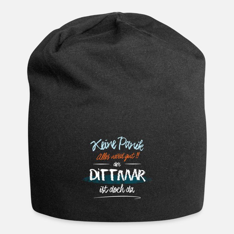 Dittmar - Keine Panik. Alles wird gut - Jersey-Beanie - Schwarz