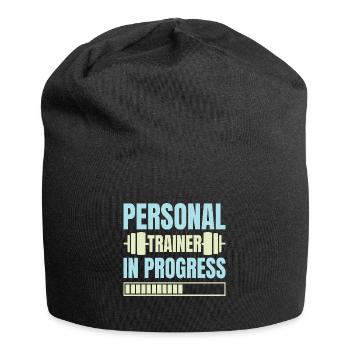Fitness Motivation Bodybuilder Personal Trainer - Jersey Beanie - black - Front