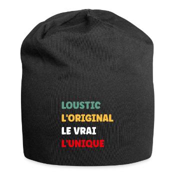 loustic - Bonnet en jersey - noir - Devant