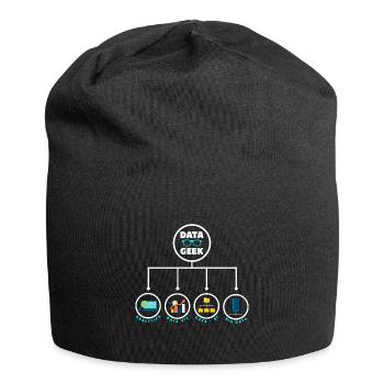 Data Analysis Data Geek Engineering Business - Jersey Beanie - black - Front