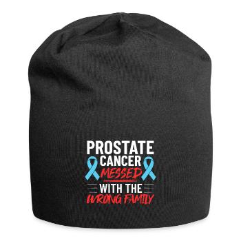Prostate Cancer Prostate Cancer Chemo - Jersey Beanie - black - Front