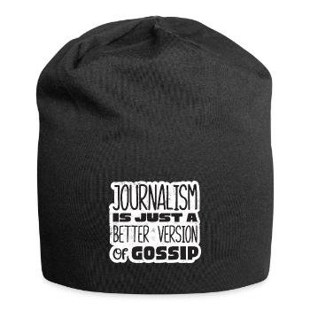 Journalist Journalism Is A Better Version Funny - Jersey-Beanie - Schwarz - Vorne