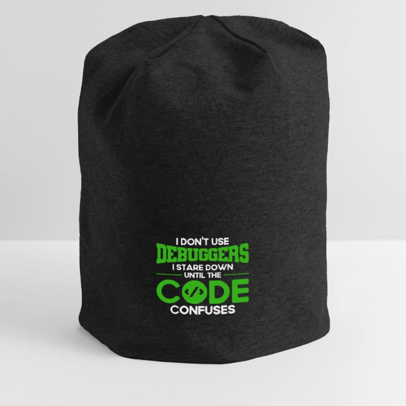 I Don't Use Debuggers Software Developer Jersey Beanie