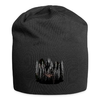Halloween Horreur Forêt Animaux de la forêt Araignée Monstre - Bonnet en jersey - noir - Devant