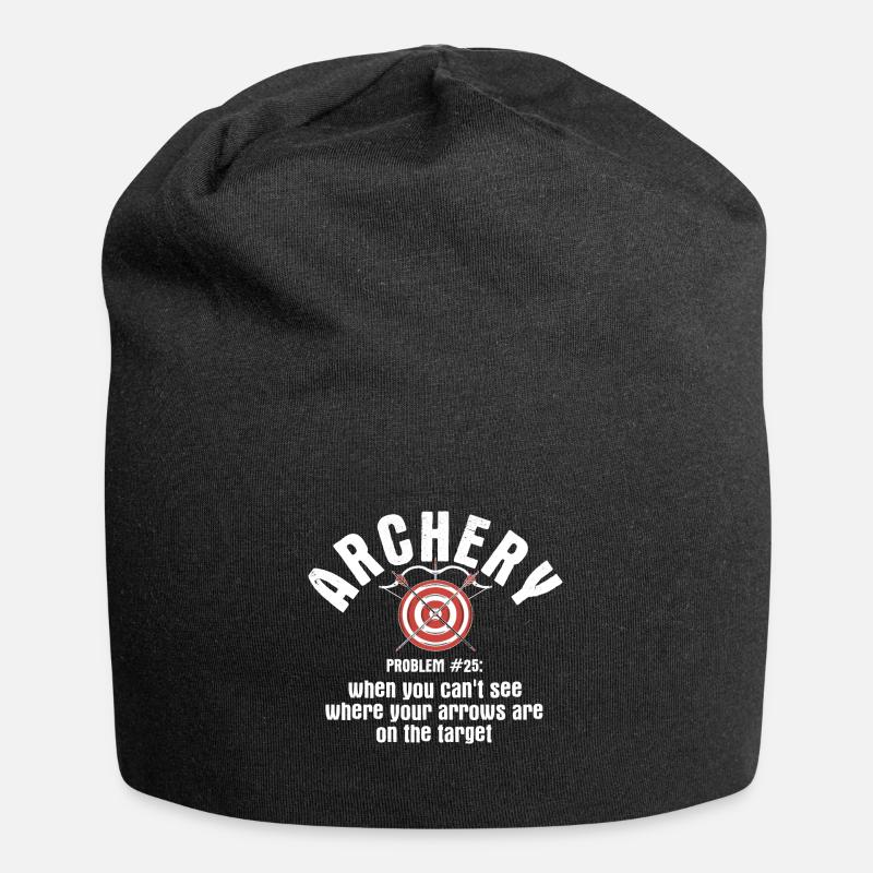 Bogenschießen Archery - Jersey-Beanie - Schwarz