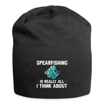 Spearfishing Spear Fishermen Fish Spear Fishermen - Jersey Beanie - black - Front