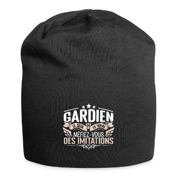 Gardien le seul Gardien le vrai Gardien - Bonnet en jersey - noir - Devant