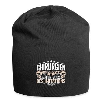 Chirurgien le seul Chirurgien le vrai Chirurgien - Bonnet en jersey - noir - Devant