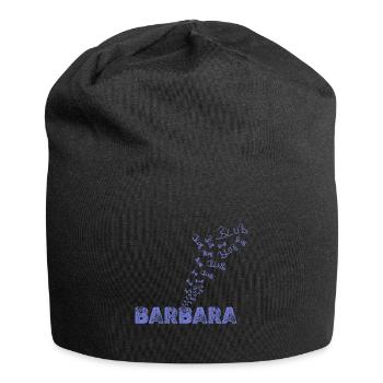 Wassersport Barbara - Jersey-Beanie - Schwarz - Vorne