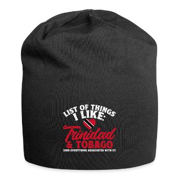 Trinidad and Tobago flag - Jersey Beanie - black - Front