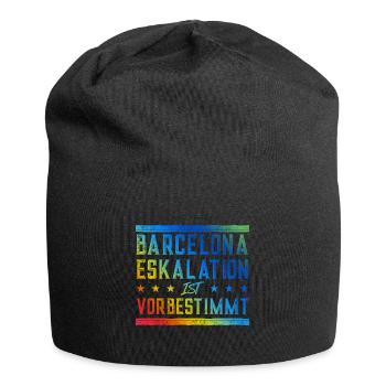 Barcelona Eskalation - Jersey-Beanie - Schwarz - Vorne