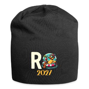 Rentner Geschenk Rente 2027 Ruhestand - Jersey-Beanie - Schwarz - Vorne