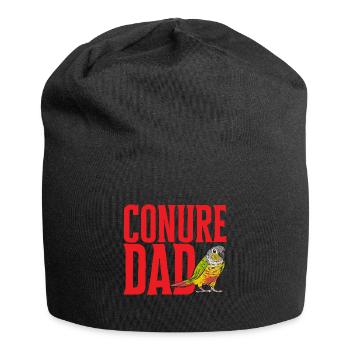 Molina Parakeet Parrot Bird Parakeet - Jersey Beanie - black - Front