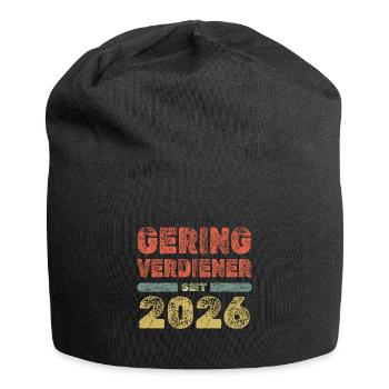 Low-income earners in 2026 - Jersey Beanie - black - Front