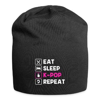 K-Pop - Jersey Beanie - black - Front