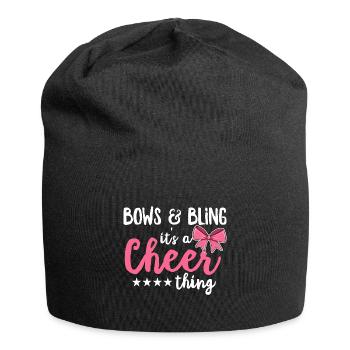 Cheerleading Design pour une fille de cheerleading - Bonnet en jersey - noir - Devant