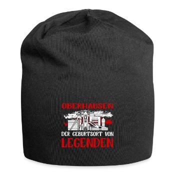 Oberhausen Der Geburtsort Von Legenden - Jersey-Beanie - Schwarz - Vorne
