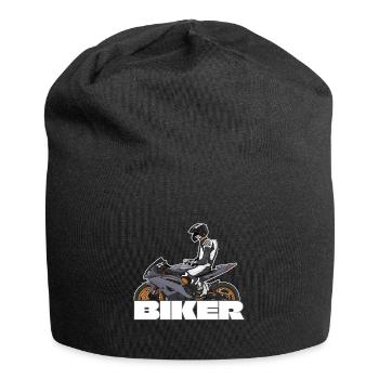 Moto Lifestyle / Moto / Motos motard - Bonnet en jersey - noir - Devant
