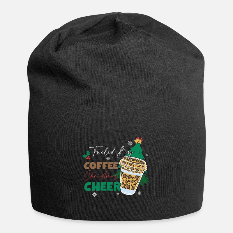 Weihnachten Weihnachtsmann Geschenke - Jersey-Beanie - Schwarz