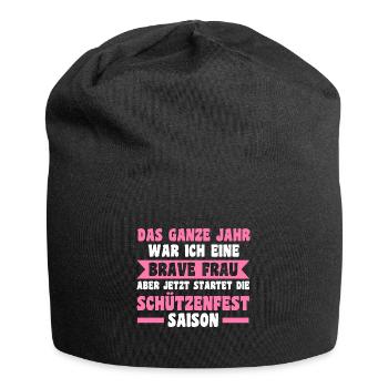 Schützenverein Schützenfest - Jersey-Beanie - Schwarz - Vorne