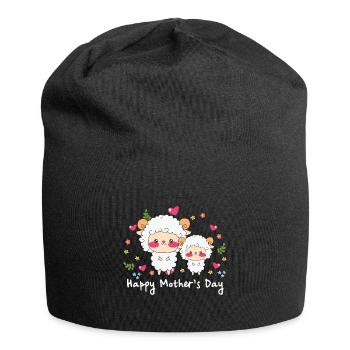 happy Mothersday - Jersey-Beanie - Schwarz - Vorne