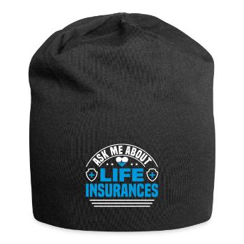 Insurance Salesman Insurance Agent - Jersey Beanie - black - Front