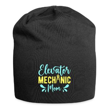 Elevator Mechanic - Elevator Mechanic Mom - Jersey Beanie - black - Front