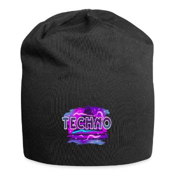Techno - Bonnet en jersey - noir - Devant