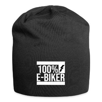 E Bike - Jersey-Beanie - Schwarz - Vorne