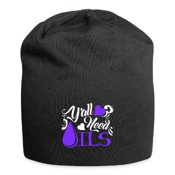 Essential Oil Need Essential Oils - Jersey Beanie - black - Front