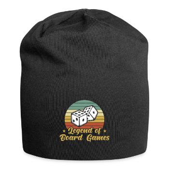 Brettspiel Nerd Geschenke Board Games - Jersey-Beanie - Schwarz - Vorne