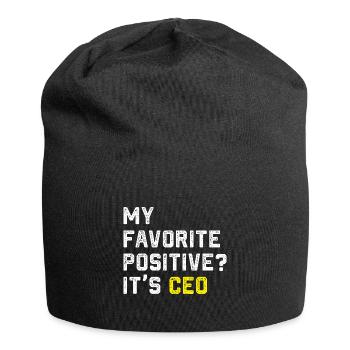 mon poste préféré son Ceo Design - Bonnet en jersey - noir - Devant