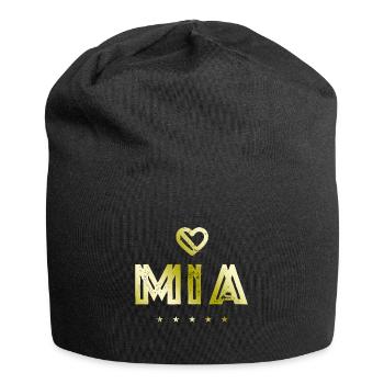 Mia Heart - Jersey Beanie - black - Front