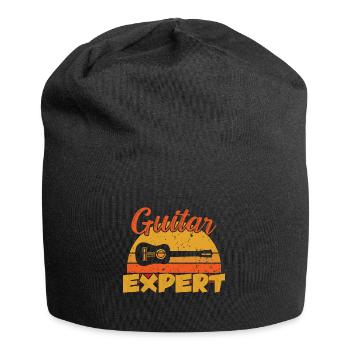 Guitar Expert / Gitarre - Jersey Beanie - black - Front