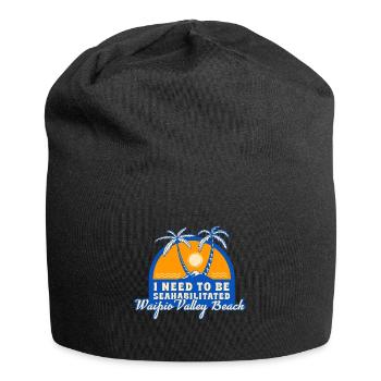 I Need To Be Seahabilitated Waipio Valley Beach - Jersey-Beanie - Schwarz - Vorne