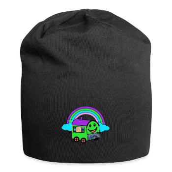 Happy Trailer Hut Rainbow Fantasy - Jersey Beanie - black - Front
