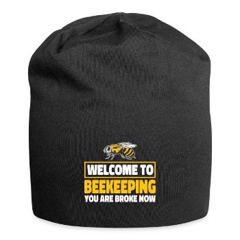 beekeeper beekeeper bees honey bee beekeeping - Jersey Beanie - black - Front