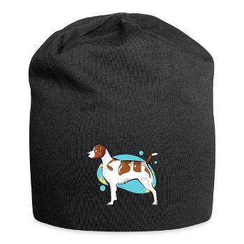 Brittany Dog - Jersey Beanie - black - Front
