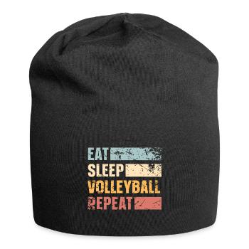 Volley-ball - Bonnet en jersey - noir - Devant