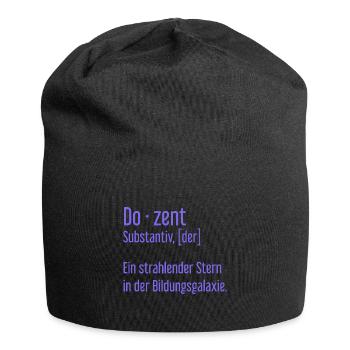 Dozent Dozenten Schule Pädagoge Unterricht - Jersey-Beanie - Schwarz - Vorne