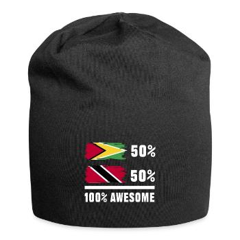 Guyana Flag Guyanese Guyana - Jersey Beanie - black - Front