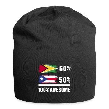 Guyana Flag Guyanese Guyana - Jersey Beanie - black - Front