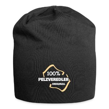 Gift for fur refiner - Jersey Beanie - black - Front