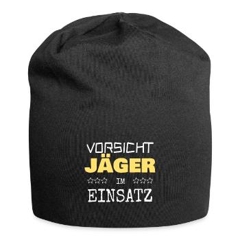 Gift for hunters - Jersey Beanie - black - Front