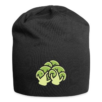 Brussels sprouts - Jersey Beanie - black - Front