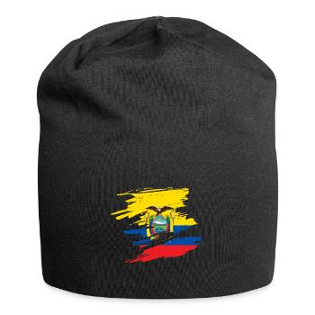 Équateur - Bonnet en jersey - noir - Devant