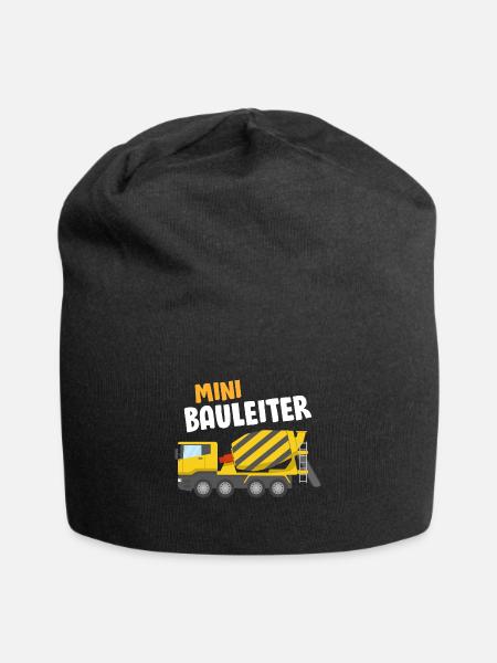 Bauleiter - Betonmischer Bauleiter Baustelle - Jersey-Beanie - Schwarz