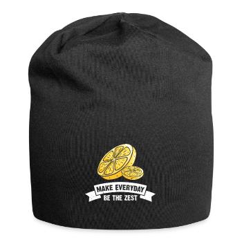 Lemon Design Lemonades Stand Boss Vente de citron - Bonnet en jersey - noir - Devant