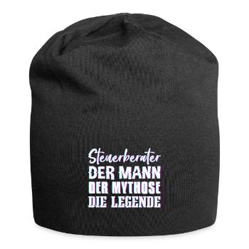 Steuerberater Mann Mythos Legende Steuerberater Ge - Jersey-Beanie - Schwarz - Vorne