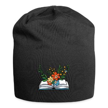 Lesen - Jersey-Beanie - Schwarz - Vorne